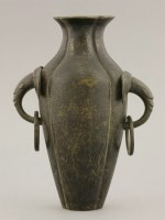 Lot 161 - A bronze Vase