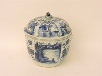 Lot 1320 - A Chinese blue and white potiche and cover