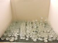 Lot 1300 - A suite of Edwardian etched glassware