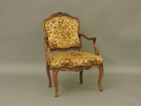 Lot 1497 - A French style fauteuil