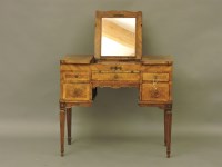 Lot 1505 - A 19th century French walnut dressing table