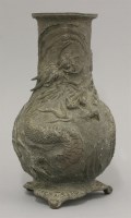 Lot 1352 - A late 19th century bronze vase