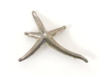 Lot 1040 - A silver Tiffany & Co. starfish shaped brooch