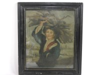 Lot 1476 - 18th century School
FIGURE IN A FIELD
Oil on canvas laid down on board
43 x 35cm