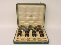 Lot 1377 - A Royal Worcester eight piece coffee set