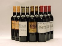 Lot 1285 - Assorted 2009 Red Bordeaux to include three bottles each: Hortevie