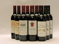 Lot 1371 - Assorted 2000 Red Bordeaux to include three bottles each: Château Langoa Barton