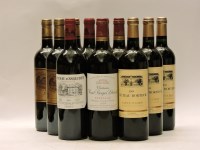 Lot 1372 - Assorted 2004 Red Bordeaux to include three bottles each: Château Batailley