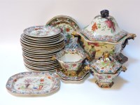 Lot 287 - A Masons ironstone part dinner set