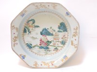 Lot 1351 - A Chinese famille rose octagonal basin