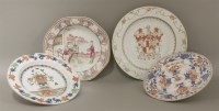 Lot 1412 - Four 18th century Chinese dishes