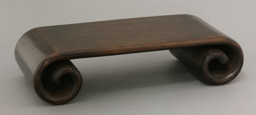 Lot 245 - A stained hardwood Scholar's Table Stand