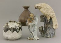 Lot 1193 - Four pieces of Guangdong stoneware