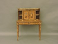 Lot 1502 - A French inlaid bon de jour