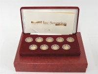 Lot 108 - Nine half sovereign collection