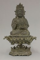 Lot 168 - A bronze Bodhisattva
