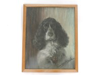 Lot 374 - Constance Haile (20th century)
A SPANIEL
Signed l.r.