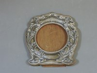 Lot 110 - An Edwardian silver mounted wooden photograph frame