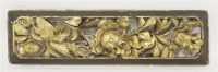 Lot 1229 - A gilt wood plaque