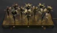 Lot 612 - A brass centrepiece