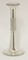 Lot 210 - A silver candlestick