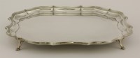 Lot 194 - A silver salver