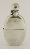 Lot 1 - An Indian silver spirit flask