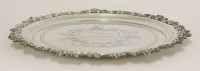 Lot 165 - A Victorian silver salver