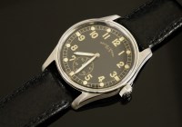 Lot 609 - A gentlemen's stainless steel Revue Thommen mechanical 'Revue-Sport 50s' strap watch