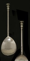 Lot 104 - Lots 104 to 134
The Douglas Sweet Collection of Silver Spoons
Mr Sweet started his collection of spoons by giving his wife a birthday present of a spoon.  This acted as a catalyst for him collecting e