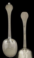 Lot 108 - A William and Mary West Country silver trefid spoon