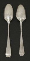 Lot 118 - A rare George III silver hanoverian picture-back teaspoon