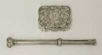 Lot 219 - A Victorian silver vinaigrette