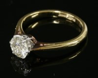 Lot 503 - A single stone diamond ring