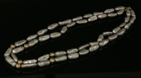 Lot 543 - A two-row cultured freshwater pearl necklace