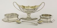 Lot 153 - A George II silver trencher salt