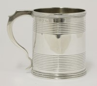 Lot 162 - A George III silver mug