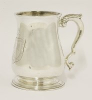 Lot 164 - A George II silver mug