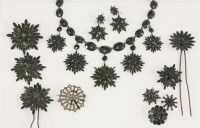 Lot 327 - A collection of Victorian French jet jewellery