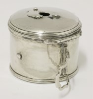Lot 56 - A George III silver bougie box