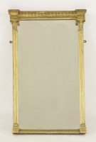 Lot 463 - A Regency gilt gesso mirror