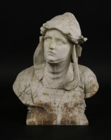 Lot 97 - A marble bust