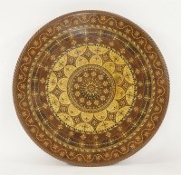 Lot 375 - A Portuguese Gonçalo alves rosewood and marquetry centre table