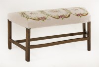 Lot 410 - A Georgian angled window seat