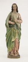Lot 87 - A carved figure of Jesus