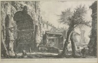 Lot 134 - After Giovanni Battista Piranesi
'VENDUTA DEL TEMPIO DI CIBELE'; 
'VEDUTO DELL 'ARCO DI TITO'
Two etchings from 'Vedute di Roma'
40 x 62cm (2)