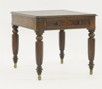 Lot 359 - A Victorian mahogany writing table