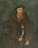 Lot 217 - Manner of Hans Holbein
PORTRAIT OF A NOBLEMAN