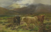 Lot 246 - Louis Bosworth Hurt (1856-1929)
'ON KILLIN MOOR