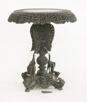 Lot 380 - An Anglo-Indian table